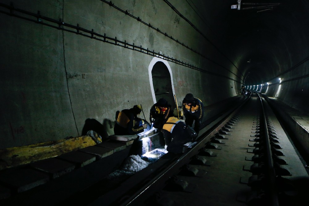 嘉黎铁路运营隧道病害现状